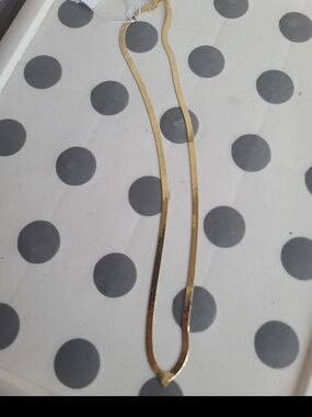 Stering silver 925 gold plated magic snake necklace New with tag
